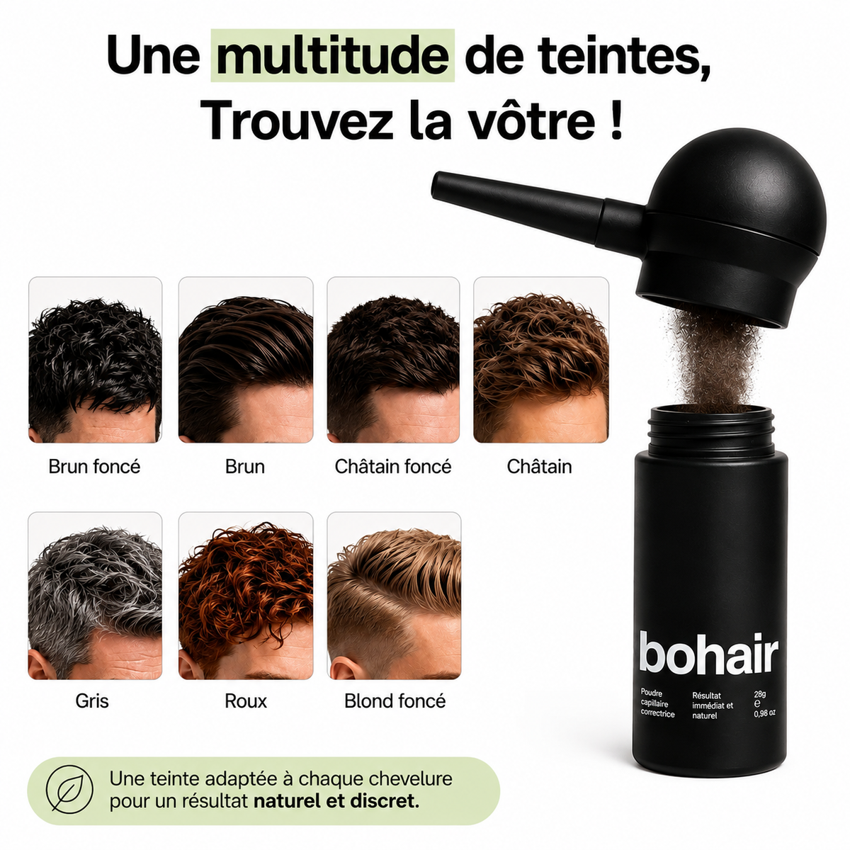 Poudre densifiante capillaire BOHAIR